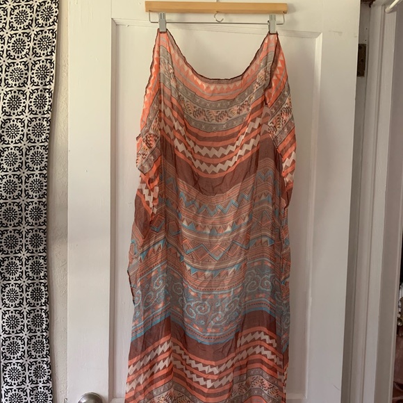 Modcloth Accessories - ModCloth Neutral Tones Tribal Print Fashion Scarf